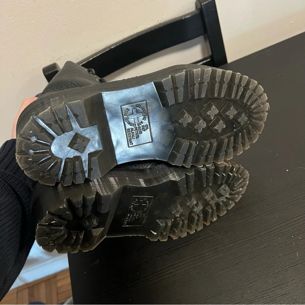 Dr. Martens Black Leather Sinclair Boots - Picture 13 of 13